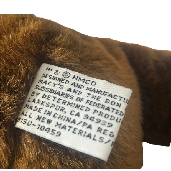 Vintage Curious George Soft Plush Monkey Large 24" Winter Hat & Scarf - Picture 8 of 16